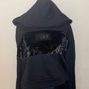 Cropped PINK hoodie